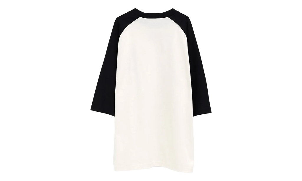 Baseball Short Sleeve Tee "Ivory Body / Black" 125HO254482F