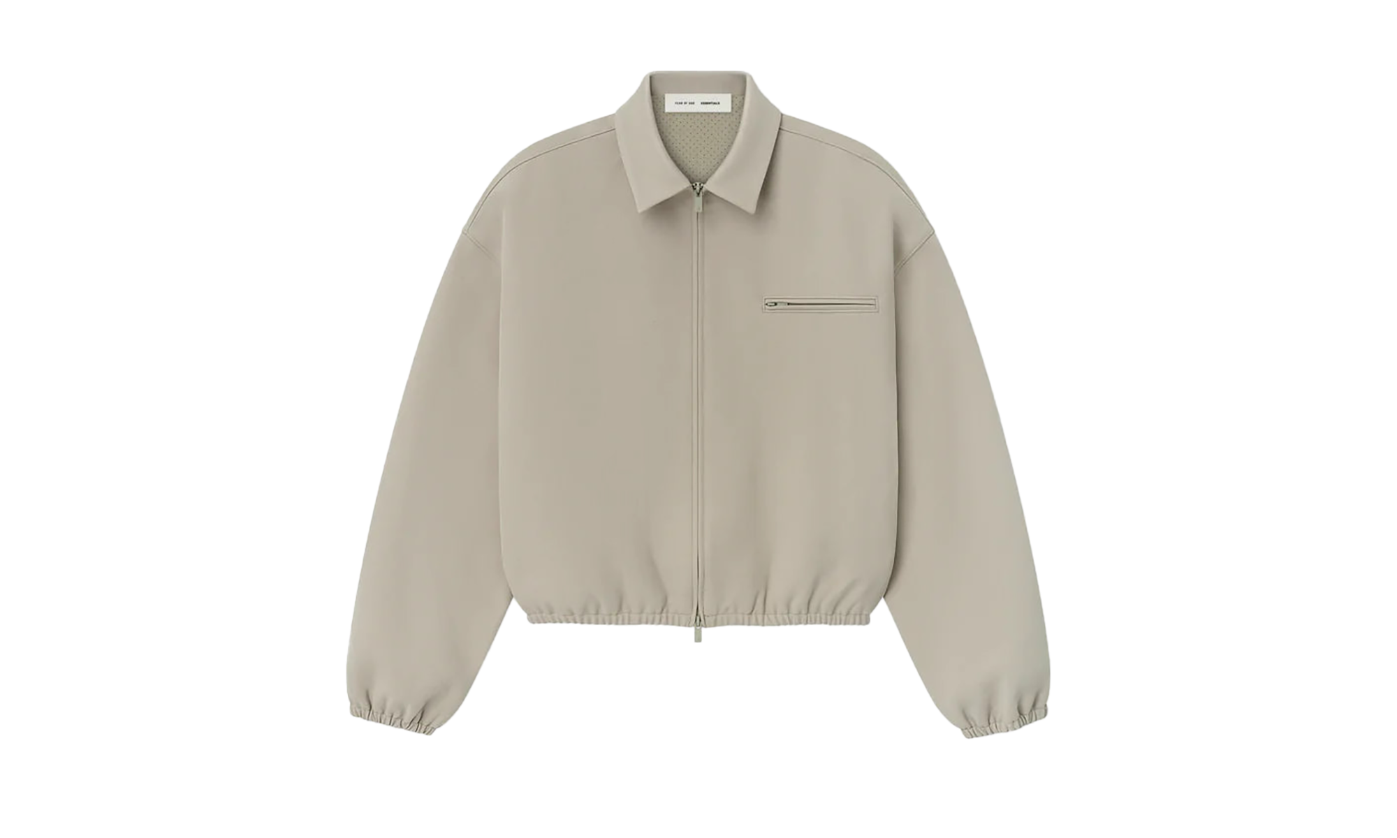 Bonded Canvas Zip-Up Jacket "Timber" 202SP258061F