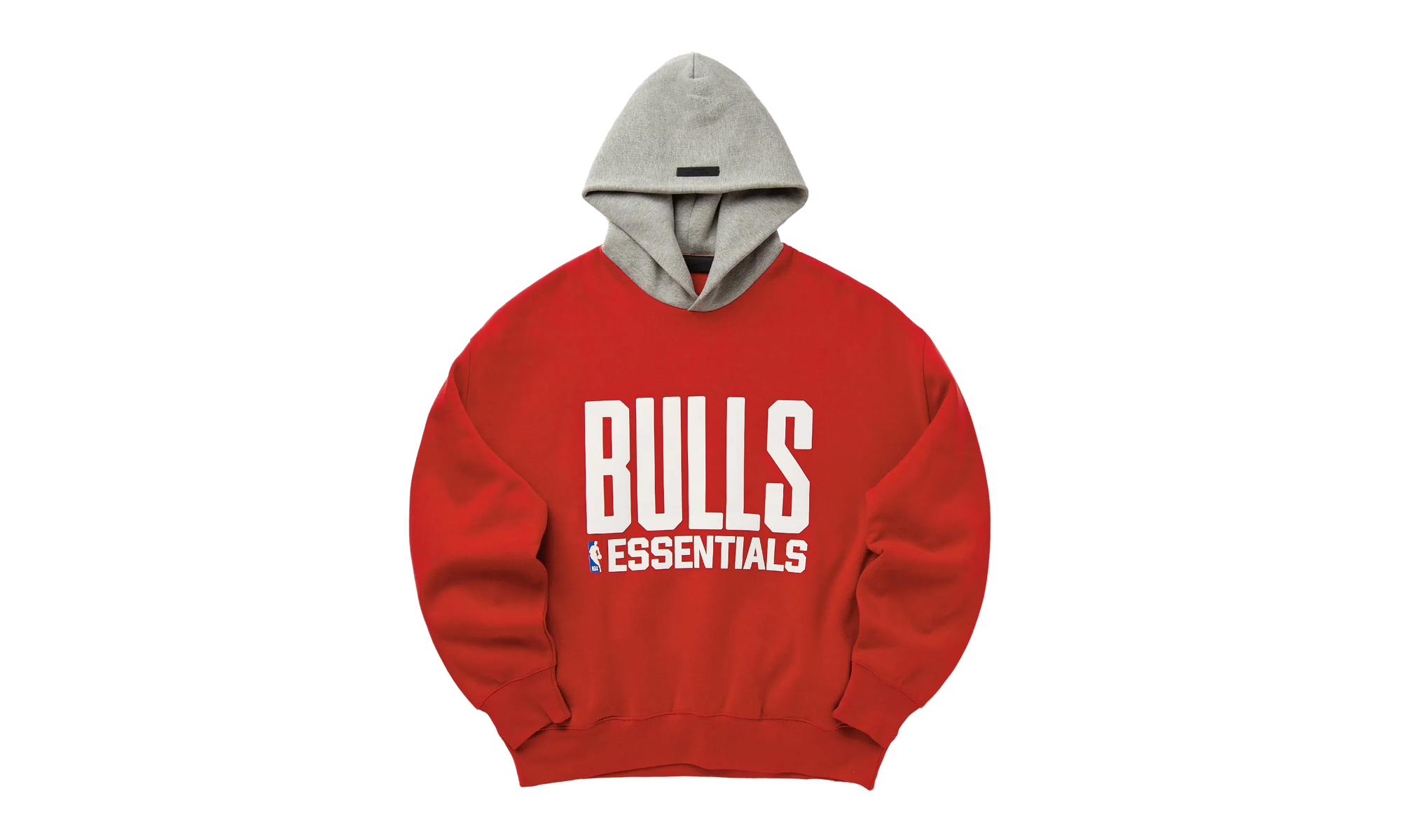 BULLS SPORTS FIT HOODIE "RED / CONCRETE HEATHER" 192NB256406F