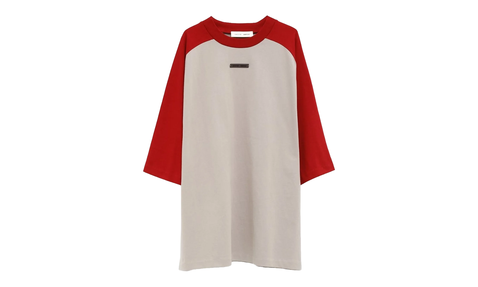 Baseball Short Sleeve Tee "Smoke Grey / Crimson" 125HO254481F
