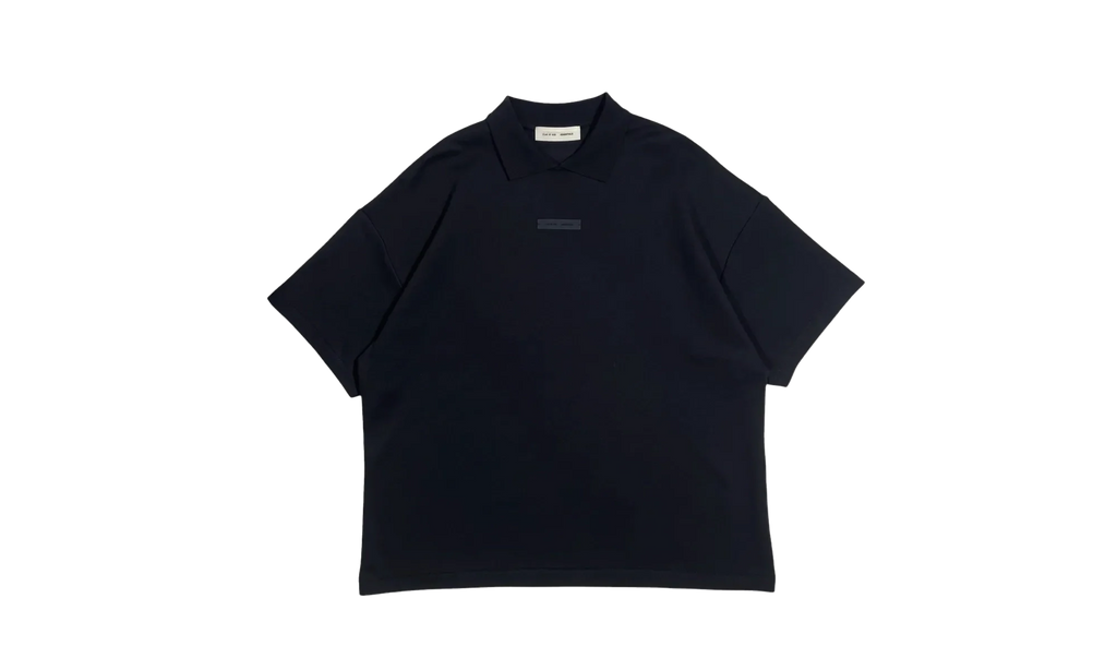 90’S Fit Pique Crewneck "Jet Black" 125SP254400F