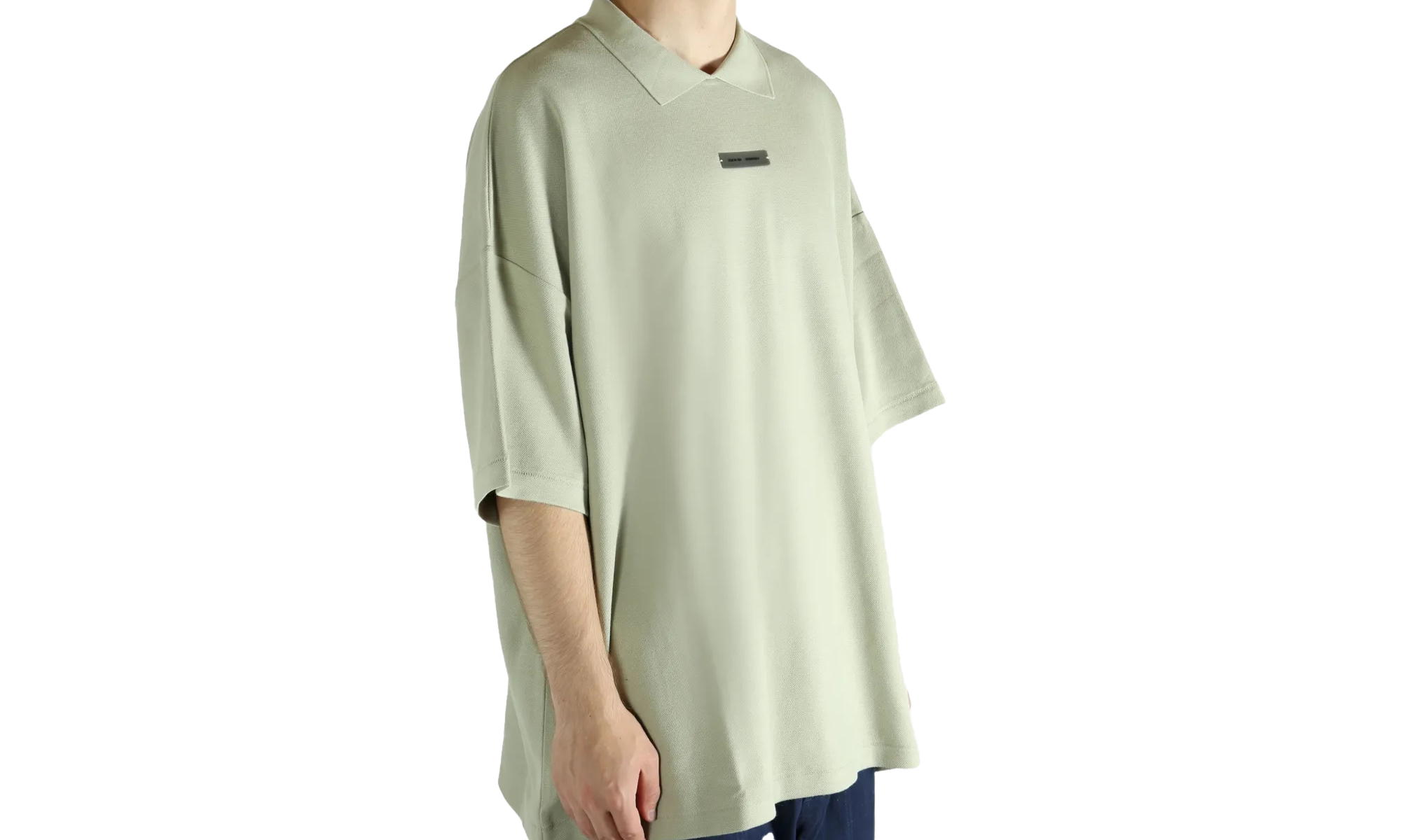 90’S Fit Pique Short Sleeve Polo "Abbey Stone" 125SP254406F