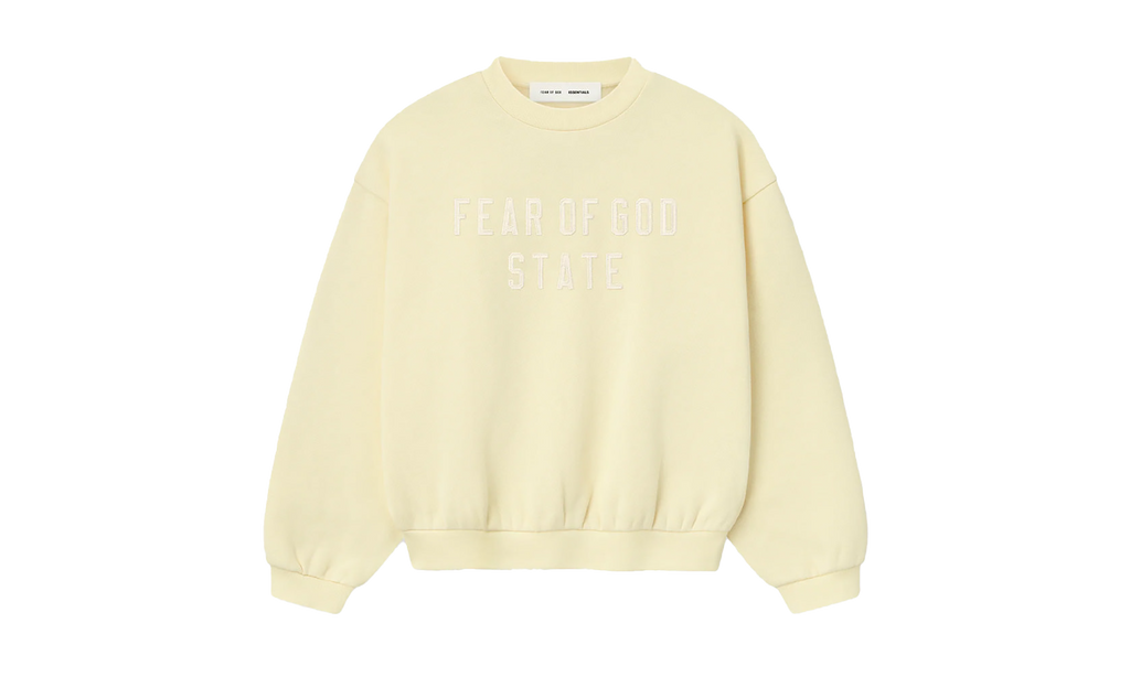 90's Fleece Crewneck "Garden Yellow" 192SP256558F