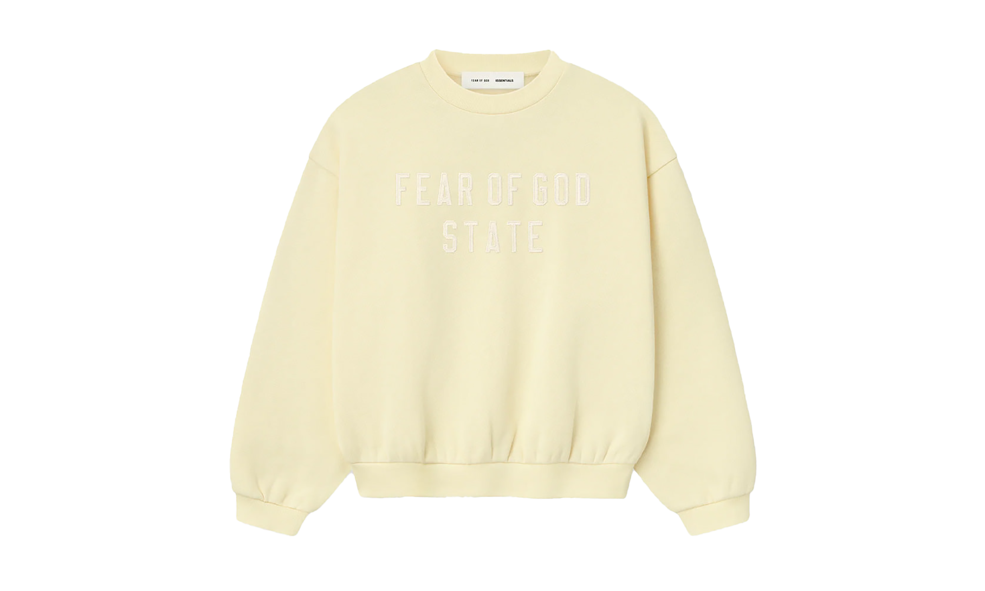 90's Fleece Crewneck "Garden Yellow" 192SP256558F