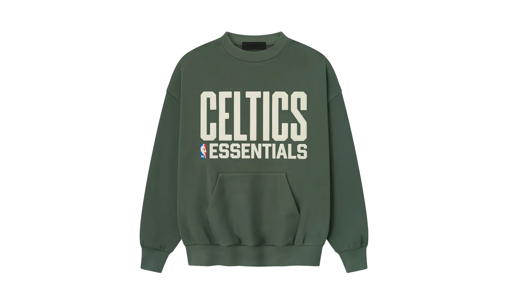 CELTICS SPORTS FIT CREWNECK SWEATSHIRT "BALSAM GREEN" 192NB256507F