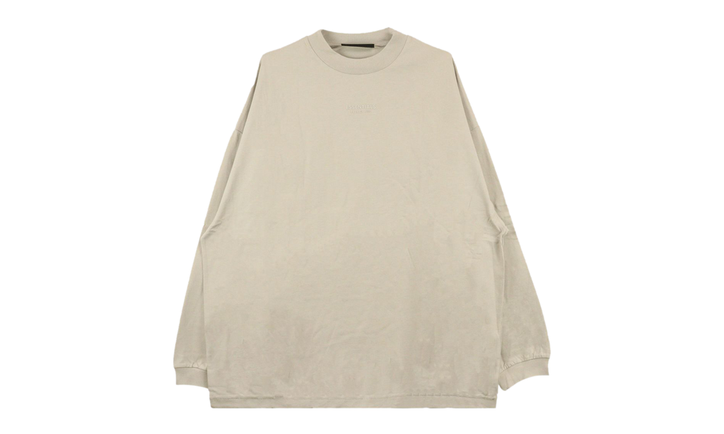 ESSENTIALS CORE L/S TEE "SILVER CLOUD" 125BT232012F