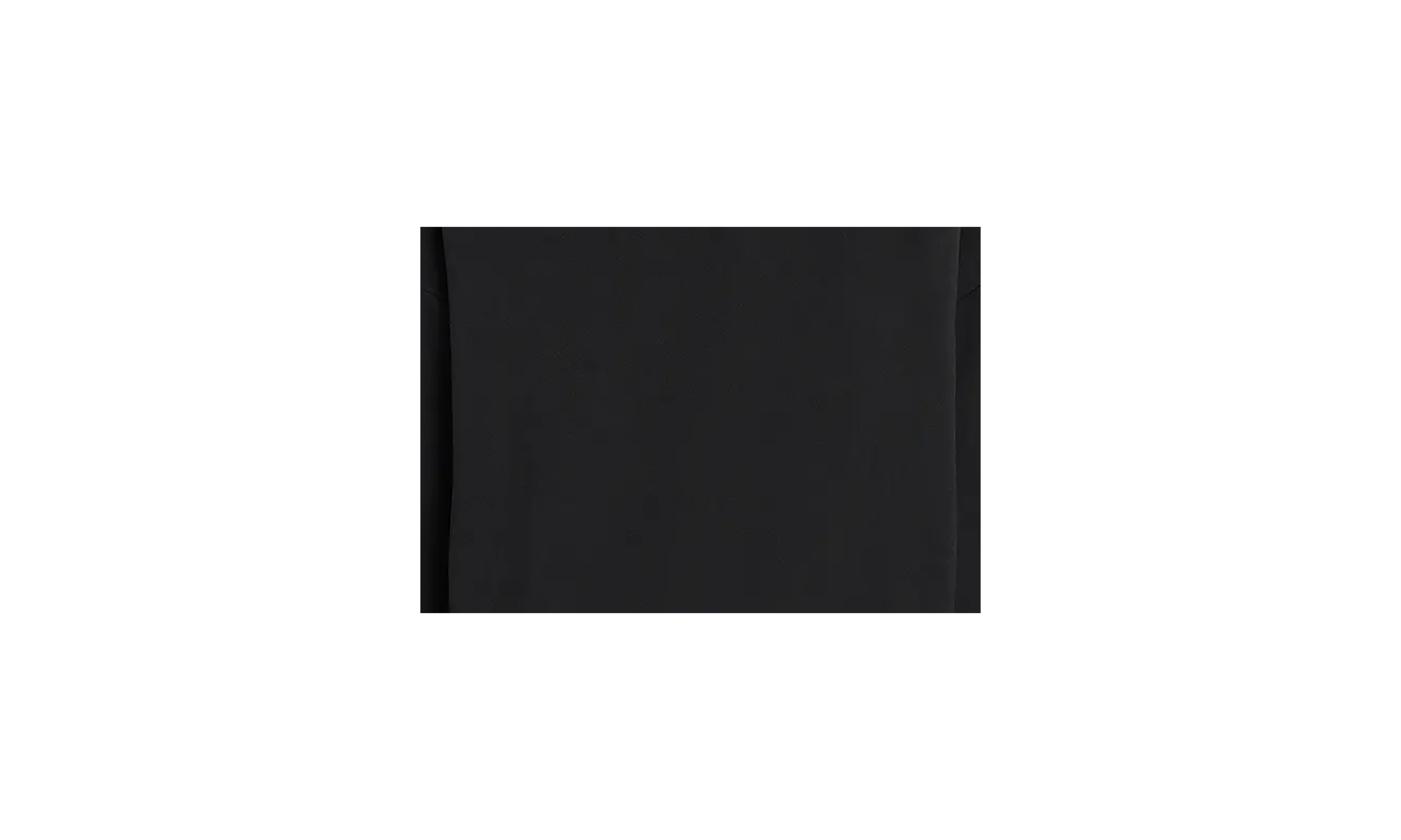 CLASSIC FIT FLEECE CREWNECK "Jet Black" 192AS252040F